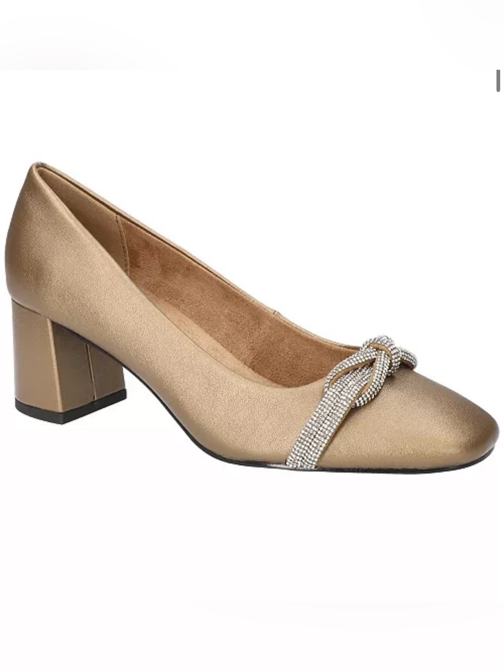 Bella Vita Marigold Square Toe Pumps In Bronze Women's Size 9M
